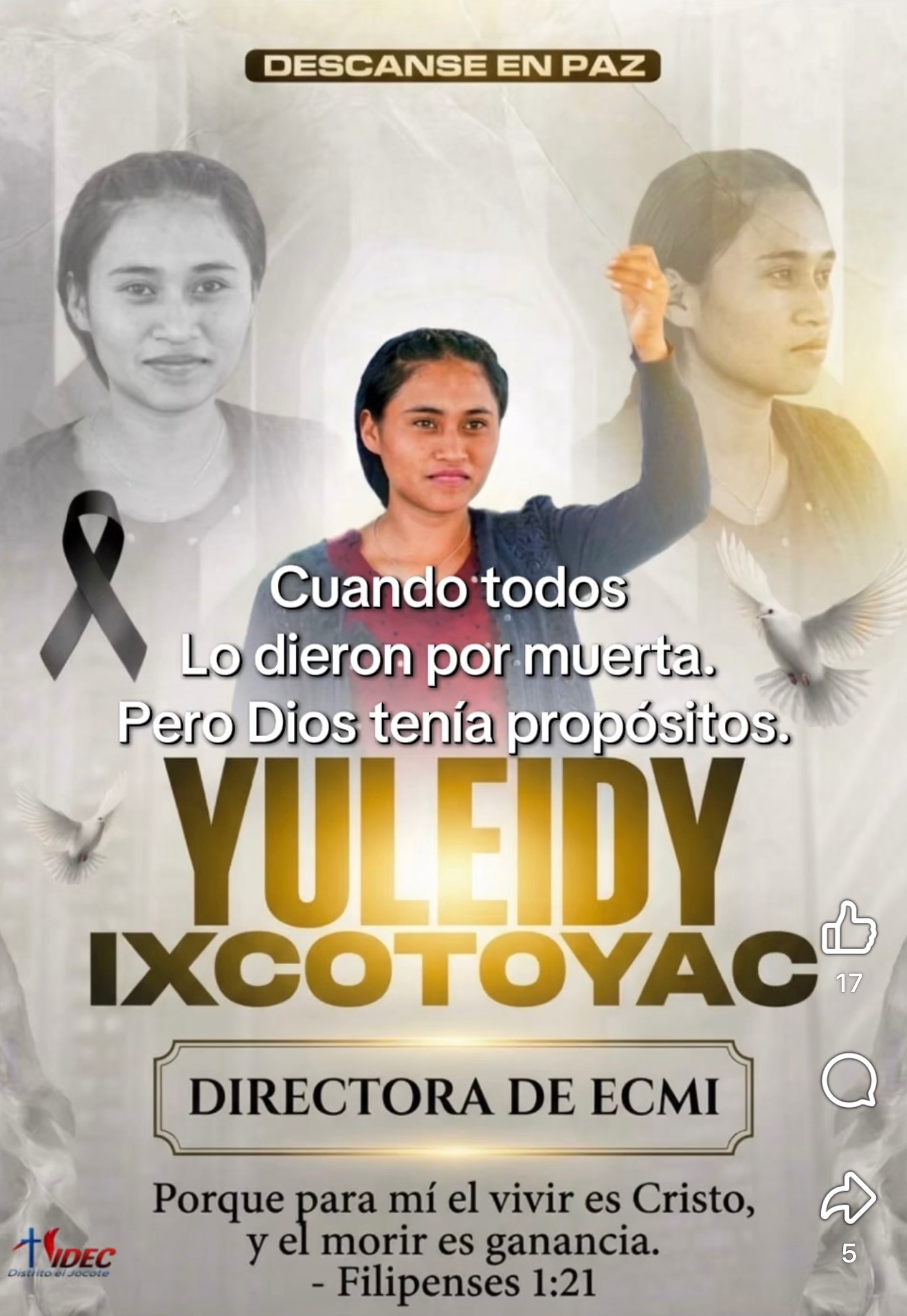 MUJER SE LEVANTA DURANTE SU VELATORIO EN SACAPULAS