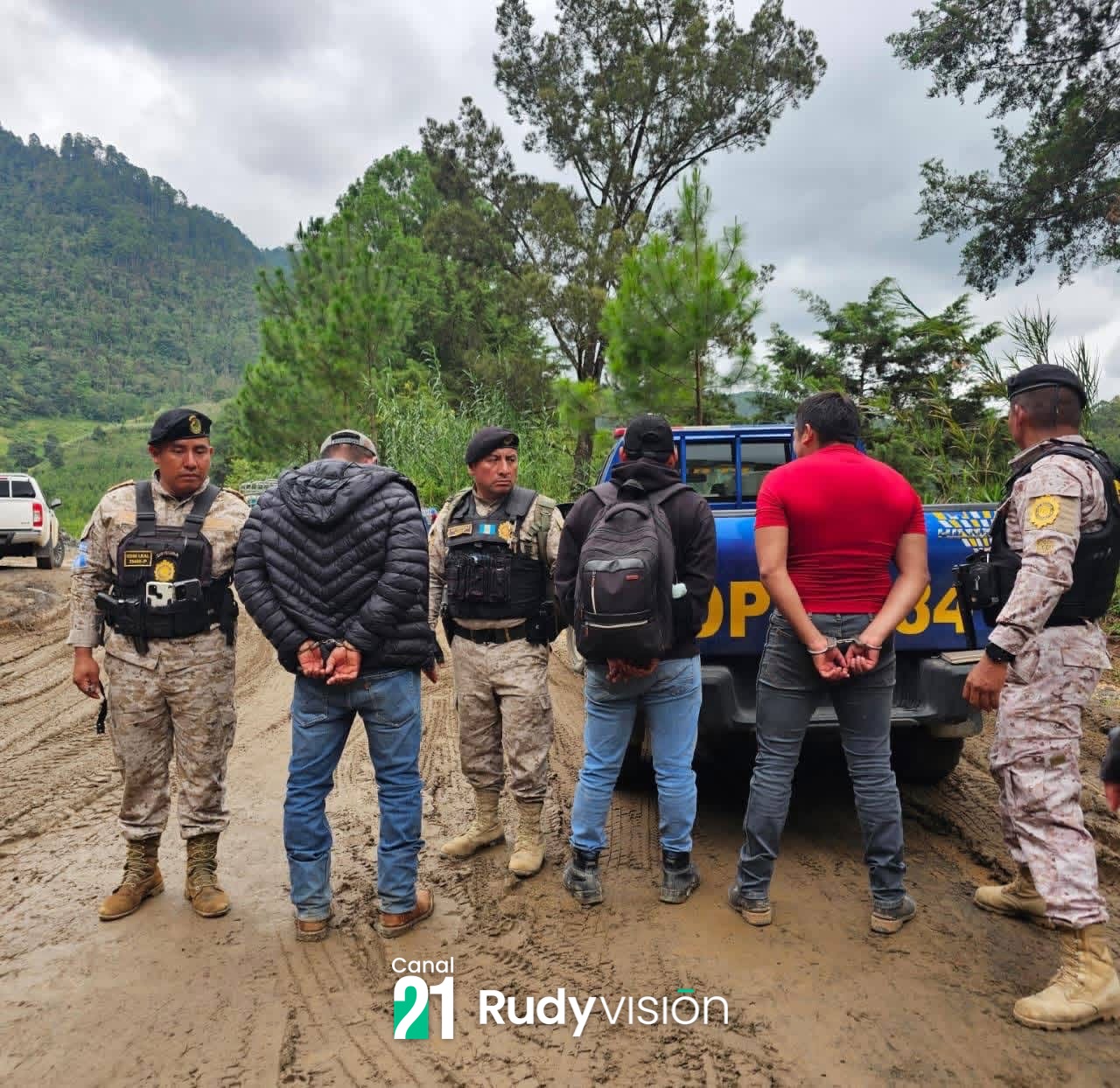 CAPTURAN A TRES HOMBRES POR PRESUNTA EXTRACCIÓN MINERA ILEGAL EN ALTA VERAPAZ